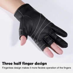 MONTANIC Kyncilor 3 Fingers Resistance Leather Gloves