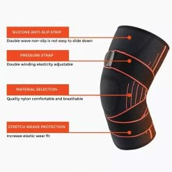 MONTANIC Elastic Knee Guard Knee Support Protector Knee Pad 20 MONTANIC Elastic Knee Guard Knee Support Protector Knee Pad