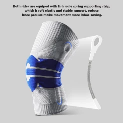 MONTANIC Breathable Knee Guard Protector Sport Support Brace Pad Silicon