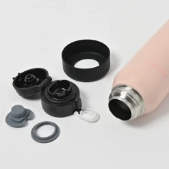 Peacock 0.80L One Touch Sports Bottle - Salmon Pink