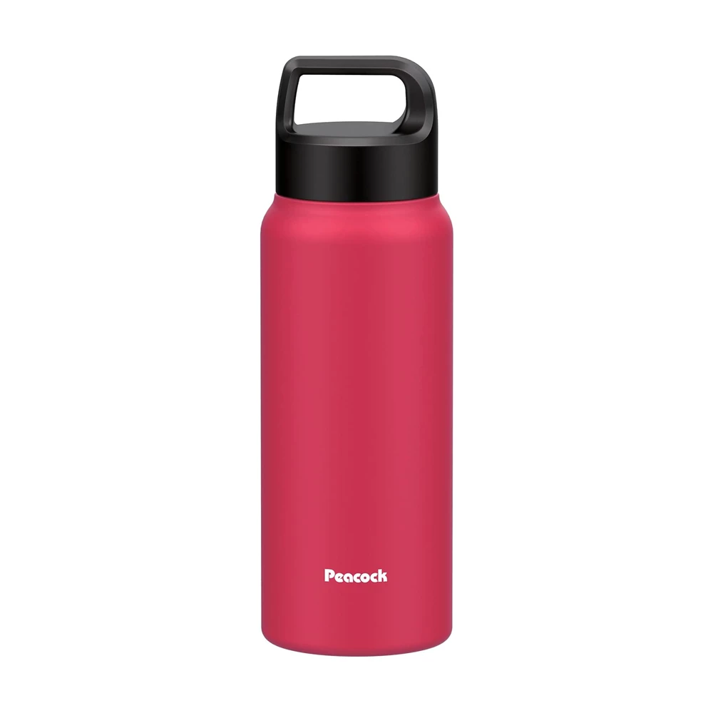 Peacock 0.60L Handle Lid Bottle - Red 3 Peacock 0.60L Handle Lid Bottle - Red