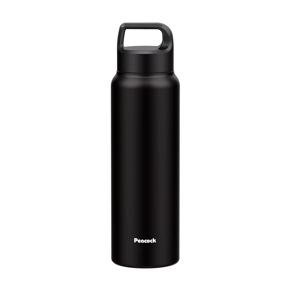Peacock 0.80L Handle Lid Bottle - Black 3 Peacock 0.80L Handle Lid Bottle - Black