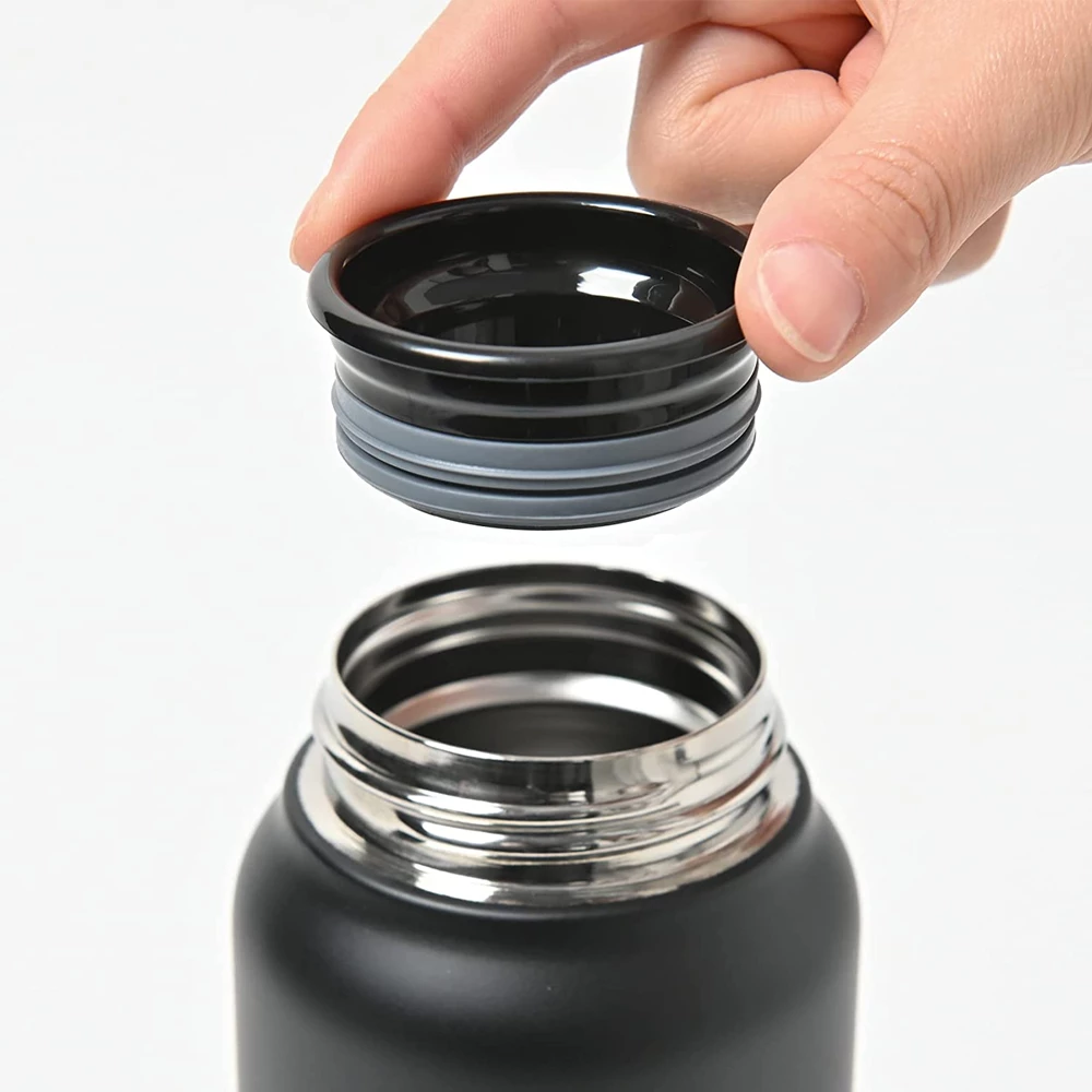 Peacock 0.80L Handle Lid Bottle - Black 6 Peacock 0.80L Handle Lid Bottle - Black