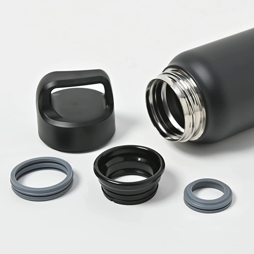 Peacock 0.80L Handle Lid Bottle - Black 8 Peacock 0.80L Handle Lid Bottle - Black