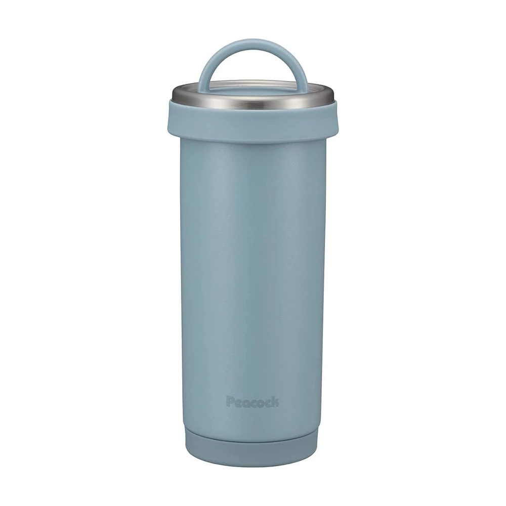 Peacock 0.40L Lifestyle Twist Cap Tumbler With Handle - Smoky Blue 3 Peacock 0.40L Lifestyle Twist Cap Tumbler With Handle - Smoky Blue