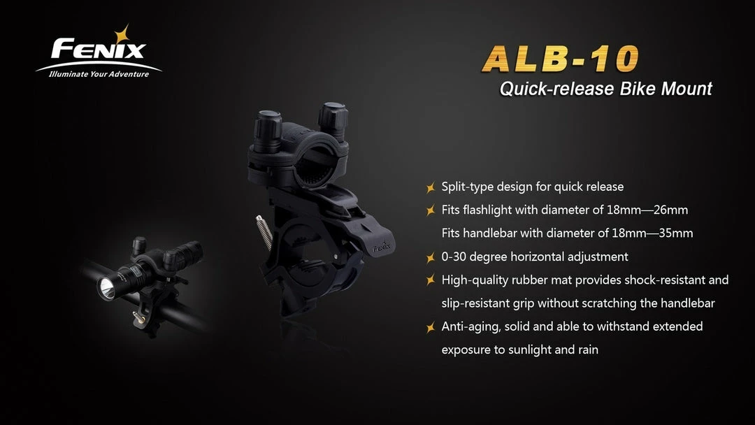 Fenix ALB-10 New Bicycle Mount 5 Fenix ALB-10 New Bicycle Mount