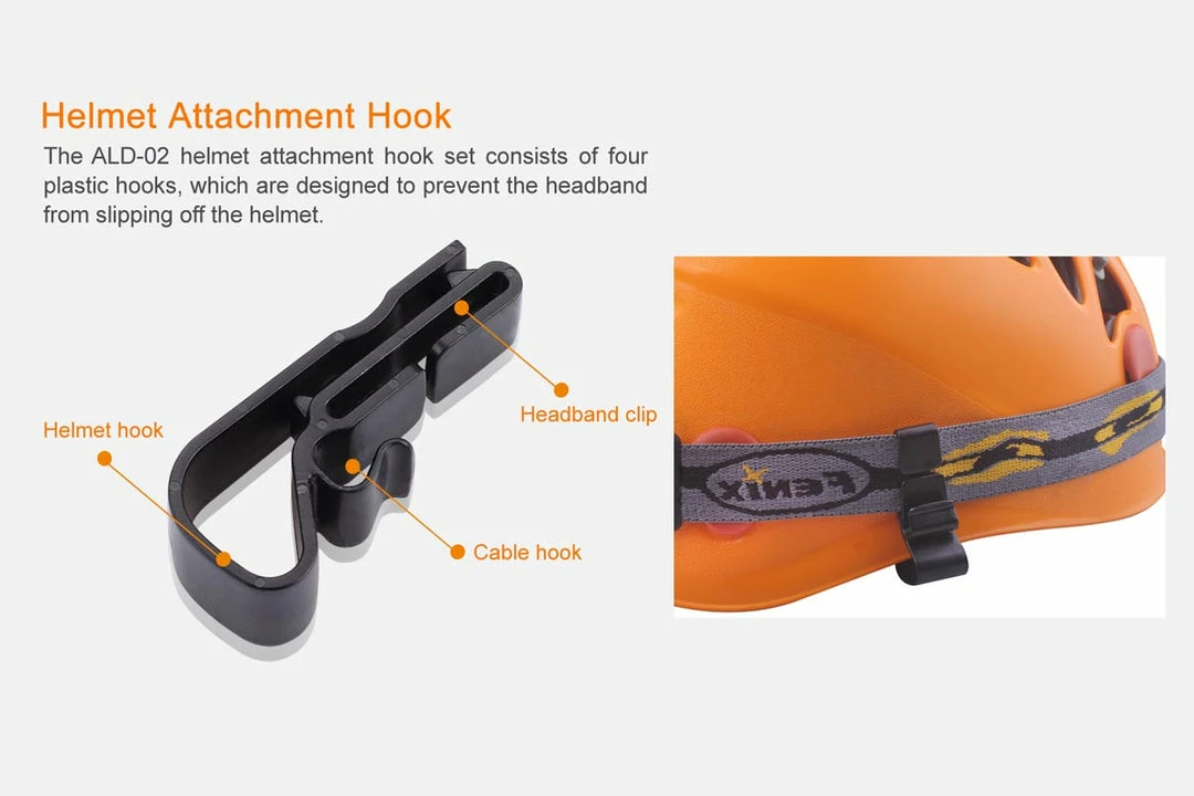 Fenix ALD-02 Helmet Attachment Hook Set 4 Fenix ALD-02 Helmet Attachment Hook Set