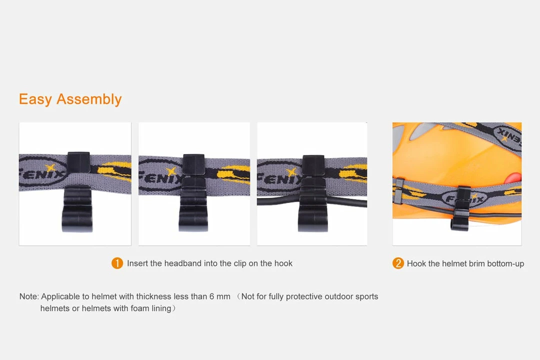 Fenix ALD-02 Helmet Attachment Hook Set 5 Fenix ALD-02 Helmet Attachment Hook Set