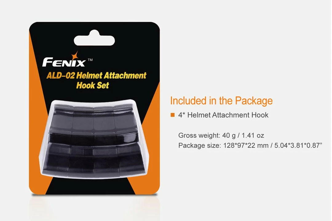 Fenix ALD-02 Helmet Attachment Hook Set 7 Fenix ALD-02 Helmet Attachment Hook Set