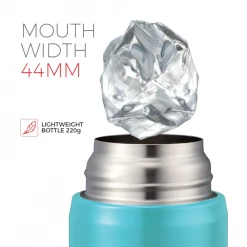 Peacock 0.55L Light Weight One Touch Bottle - Sky Blue