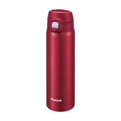 Peacock 0.55L Light Weight One Touch Bottle - Red
