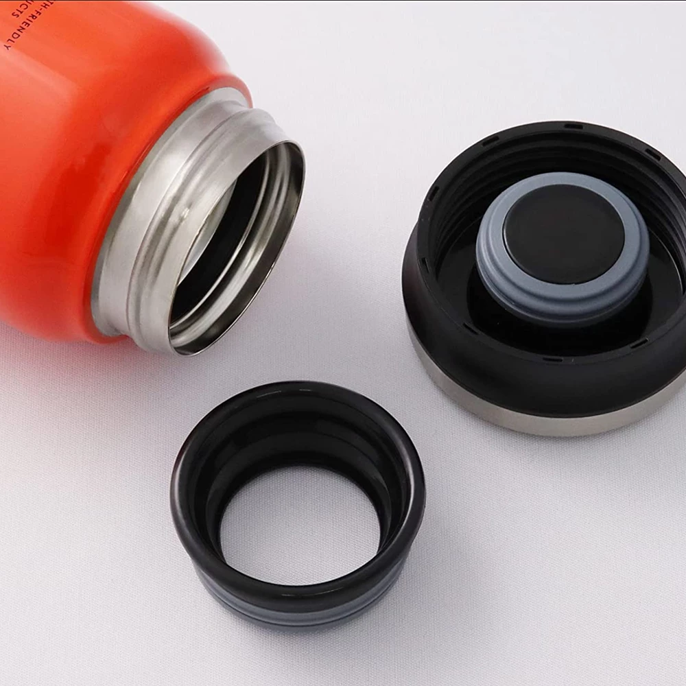 Peacock 0.60L Stylish Twist Cap Tumbler - Orange 4 Peacock 0.60L Stylish Twist Cap Tumbler - Orange