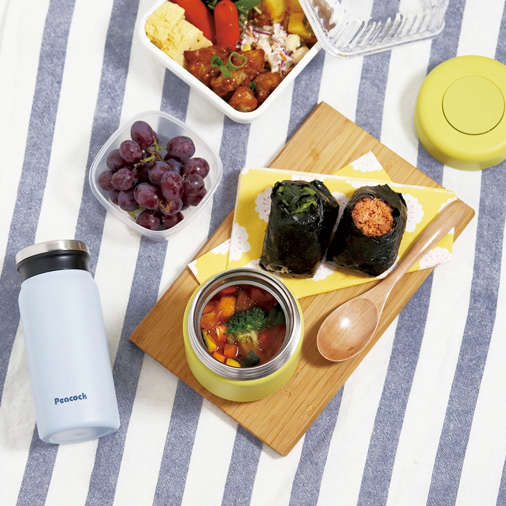 Peacock 0.30L Mini Food Jar - Citron Yellow 10 Peacock 0.30L Mini Food Jar - Citron Yellow