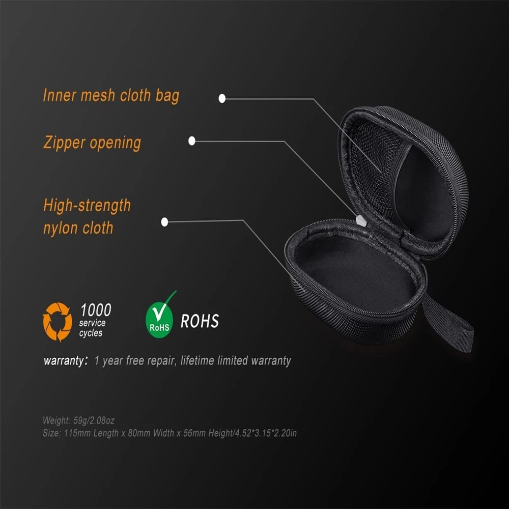 Fenix APB-20 Headlamp Storage Bag - Black 6 Fenix APB-20 Headlamp Storage Bag - Black