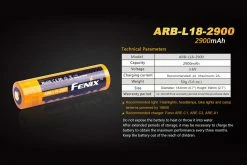 Fenix ARB-L18-2900 18650 Battery (2900mAh) 8 Fenix ARB-L18-2900 18650 Battery (2900mAh)