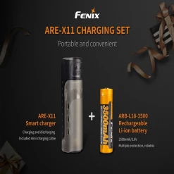 Fenix ARE-X11 Charger + ARB-L18 Battery (3500mAH)