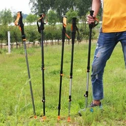 ACECAMP Hiking Pole Ace Camp External Lock 3-Section Trekking Pole 9 ACECAMP Hiking Pole Ace Camp External Lock 3-Section Trekking Pole
