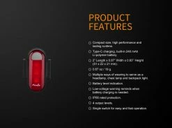 Fenix BCO5R Multifunctional Rechargable Bicycle Tail Light 19 Fenix BCO5R Multifunctional Rechargable Bicycle Tail Light
