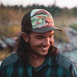 Sunday Afternoon Artist Series Trucker Cap - Bison Sunset