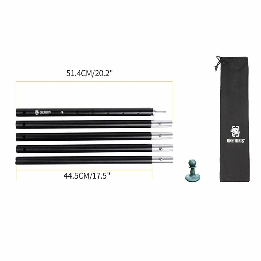 CAMP LEADER OneTigris Tent Pole Set Black 5 CAMP LEADER OneTigris Tent Pole Set Black