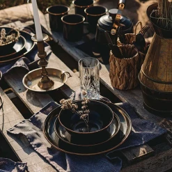 Barebones Enamel Bowl - Set Of 2