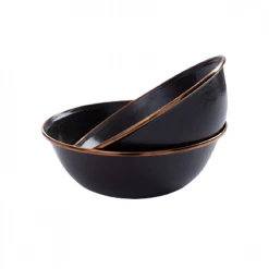 Barebones Enamel Bowl - Set Of 2