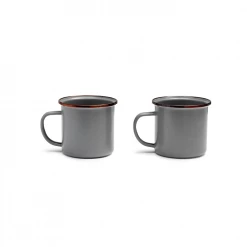 Barebones Enamel Cup - Set Of 2