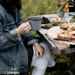 Barebones Enamel Cup - Set Of 2