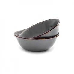 Barebones Enamel Bowl - Set Of 2