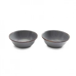 Barebones Enamel Bowl - Set Of 2