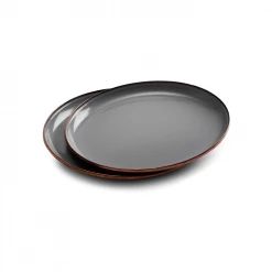 Barebones Enamel Plate - Set Of 2