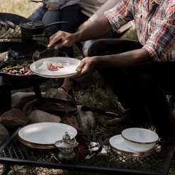 Barebones Enamel Salad Plate - Set Of 2