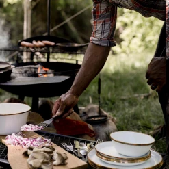 Barebones Enamel Salad Plate - Set Of 2