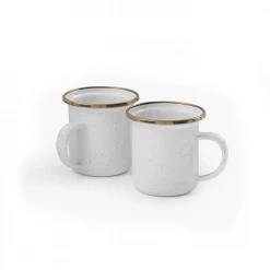 Barebones Enamel Cup - Set Of 2