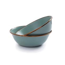 Barebones Enamel Bowl - Set Of 2