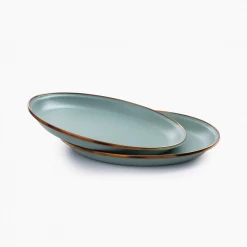 Barebones Enamel Plate - Set Of 2