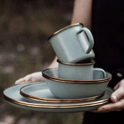 Barebones Enamel Cup - Set Of 2