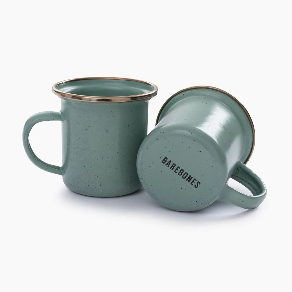 Barebones Enamel Espresso Cup - Set Of 2 6 Barebones Enamel Espresso Cup - Set Of 2