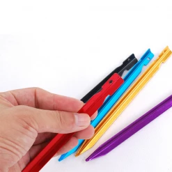 Camp Leader Aluminum Beach Peg (Teal)