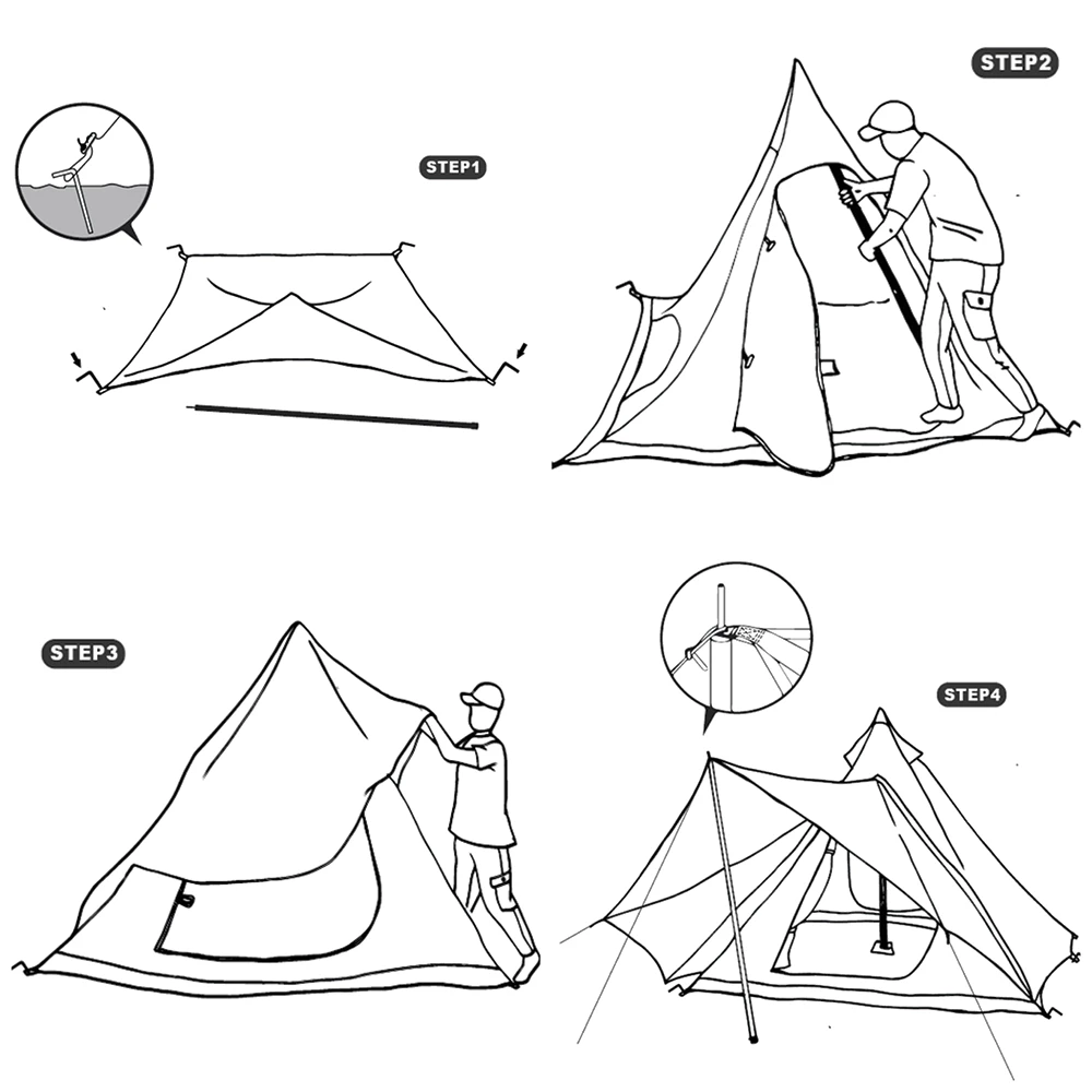 Vidalido Teepee Tent Pro 8 Vidalido Teepee Tent Pro