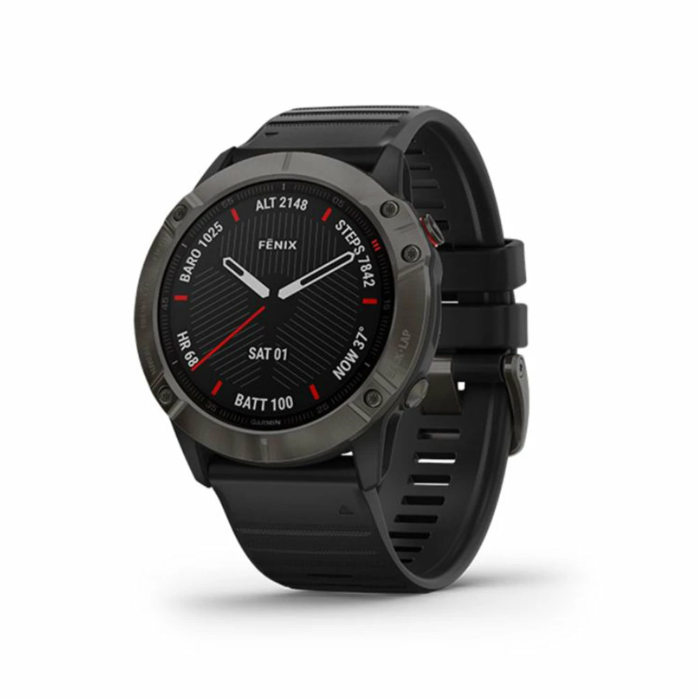 Garmin Fenix 6X GPS Watch - Sapphire Carbon Gray 3 Garmin Fenix 6X GPS Watch - Sapphire Carbon Gray