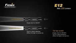 Fenix E12 XP-E LED Flashlight