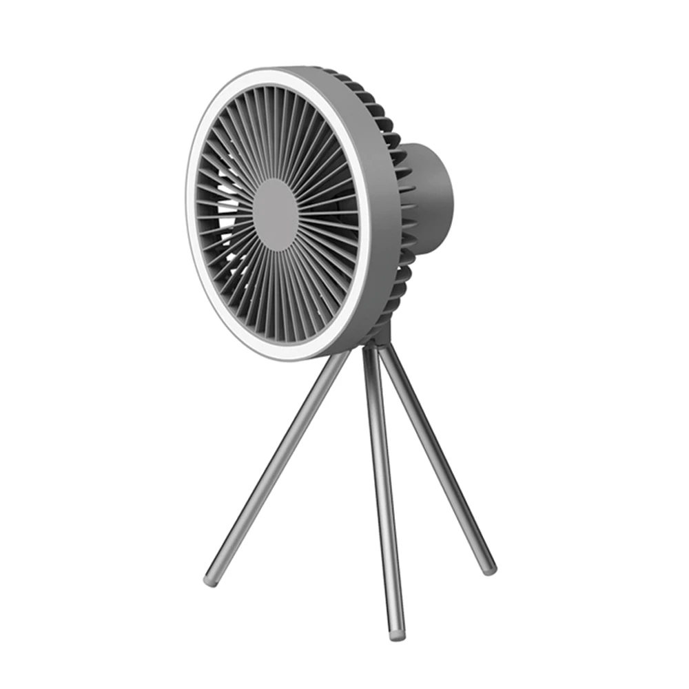 MONTANIC Tripod Fan With White Ring Light USB Rechargeable 3 MONTANIC Tripod Fan With White Ring Light USB Rechargeable