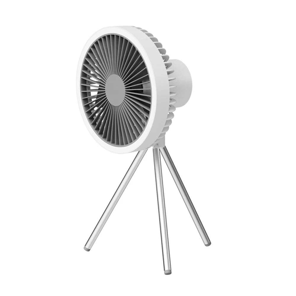 MONTANIC Tripod Fan With White Ring Light USB Rechargeable 4 MONTANIC Tripod Fan With White Ring Light USB Rechargeable