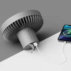 MONTANIC Tripod Fan With White Ring Light USB Rechargeable 21 MONTANIC Tripod Fan With White Ring Light USB Rechargeable