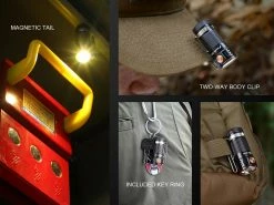 Fenix E16 XP-L Hi Neutral White LED Flashlight BLACK 700 Lumen