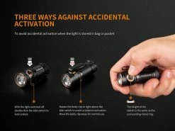 Fenix E18R XP-L Hi Led Flashlight Black 750 Lumen