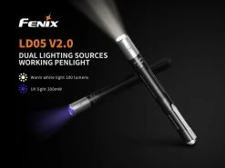 Fenix LD05 V2.0 LED Penlight With UV Light