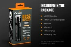 Fenix UC52 Rechargeable Smart Flashlight