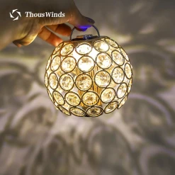 Thous Winds Goal Zero LED Light Crystal Ball Lampshade